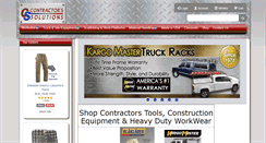 Desktop Screenshot of contractors-solutions.net